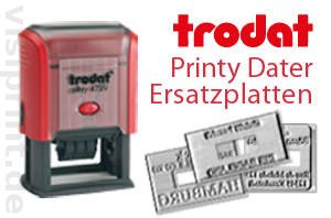 Trodat Printy Dater Ersatzplatten