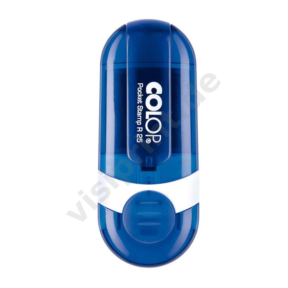 Pocket Stamp R 25 blau